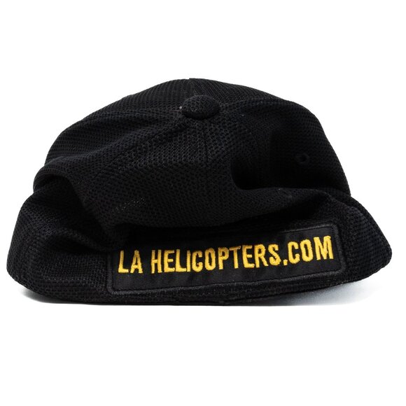 La Helicopters Black Flexfit Baseball Cap By Yupoong - Picture 3 of 6